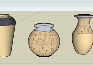 某陶瓷制品设计su(草图大师)模型