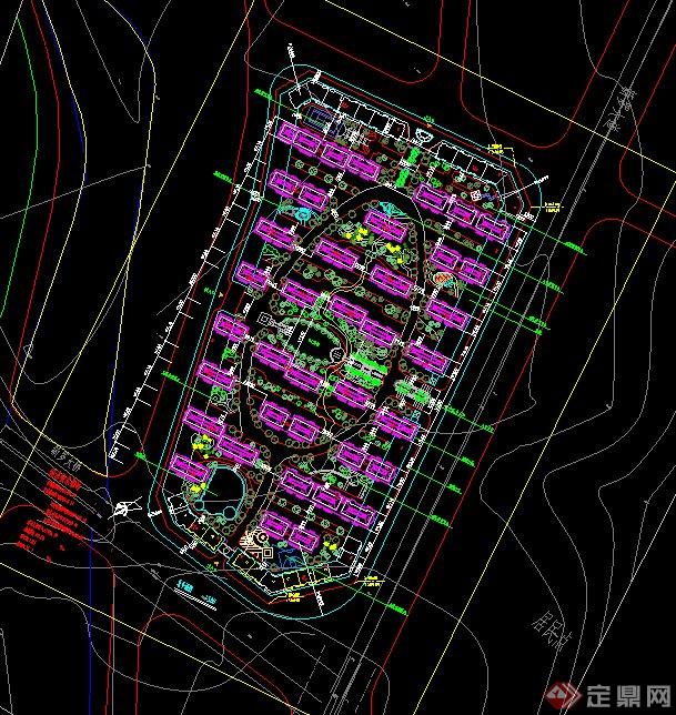 某住宅小区规划设计cad方案