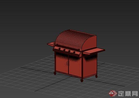 某电器烧烤炉设计3dmax模型