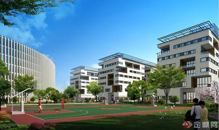 现代某 伊川科技园区住宅建筑规划设计JPG 方