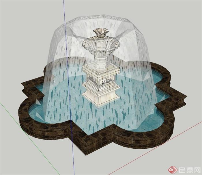 [小喷泉制作]塑料瓶和吸管手工制作方法_喷泉模型diy制作教程图解