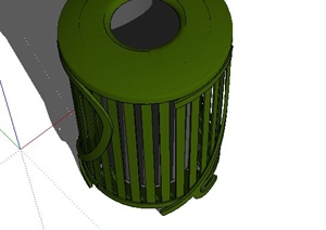 某垃圾桶设计SU(草图大师)模型