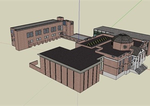 某医院建筑设计SU(草图大师)模型