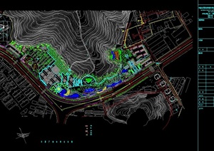 瑞安市某广场景观建筑施工CAD图