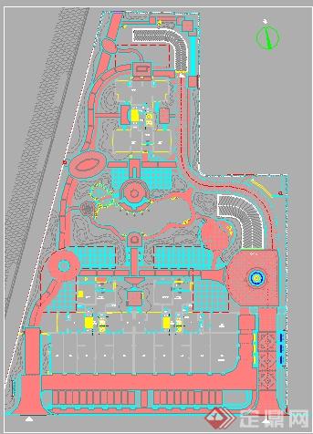 某居住区园建、水电、绿化设计施工图(1)