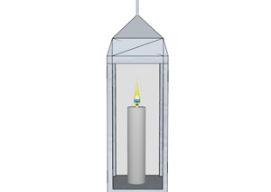 某欧式蜡烛灯罩设计SU(草图大师)模型