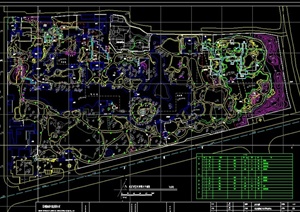 上海某公园景观扩建施工方案CAD图块