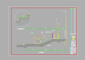 某园林景观台阶踏步设计CAD图纸