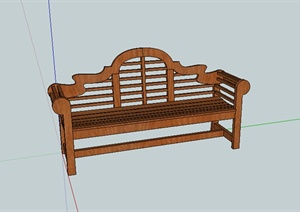 某个室内家具沙发座椅SU(草图大师)模型