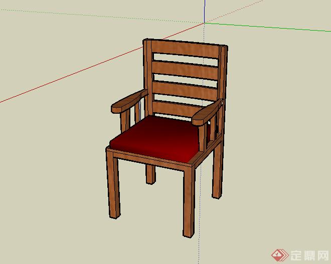 某个室内家具座椅设计SU模型(1)