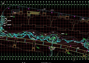 某上海市园林景观花园设计施工CAD图
