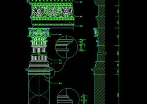 某景观柱设计CAD施工图