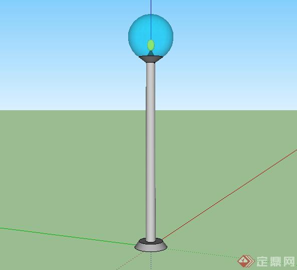某园林室外灯具路灯设计SU模型(1)