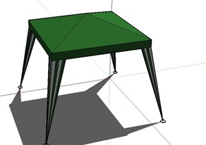 一个宴会帐篷设计SU(草图大师)模型