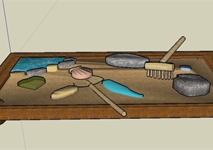 某儿童游乐沙坑设计SU(草图大师)模型