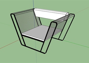 某室内特色坐凳设计SU(草图大师)模型素材