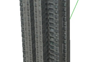 某一现代风格综合大楼建筑SU(草图大师)模型