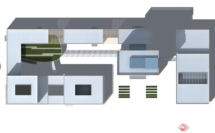 某地浦东银行办公建筑大楼施工图CAD格式(1)