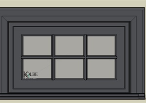 某室内建筑节点窗户设计SU(草图大师)模型