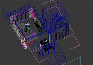 某室内居住空间装饰设计3DMAX模型