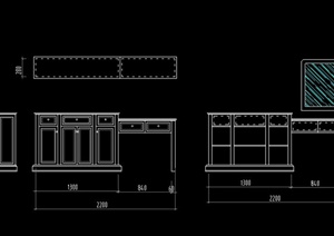 多款鞋柜、电视柜设计方案图CAD格式