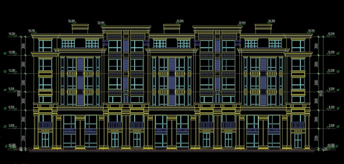 某新古典风格花园洋房住宅建筑设计图（含效果图）