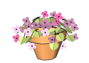 28个观赏花卉植物素材SU(草图大师)模型