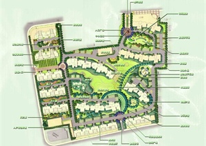 55款小区住宅景观规划设计方案图