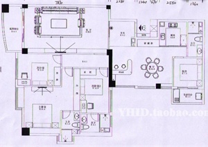 400套住宅室内户型设计平面布置案例分析JPG格式