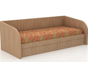 一张儿童床家具设计3DMAX模型