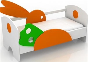 一张儿童床家具设计3DMAX模型素材