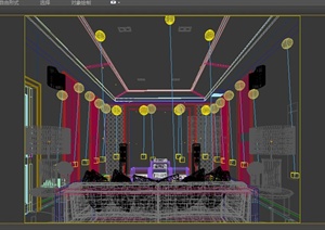 某现代中式客厅装饰设计3DMAX模型素材