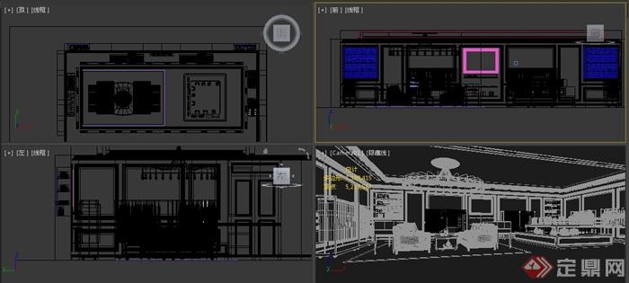 某现代风格专卖店旗舰店室内设计3DMAX模型(2)