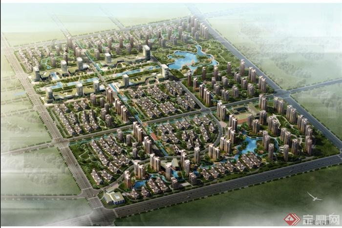 天津现代新城规划概念设计方案(1)