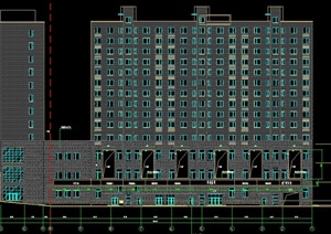 现代某地商业建筑设计与绿化设计施工图