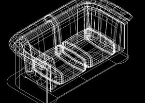 设计素材之CAD三维沙发素材库（dwg格式）