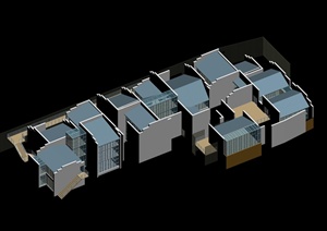 现代中式风格多层住宅建筑设计3DMAX模型