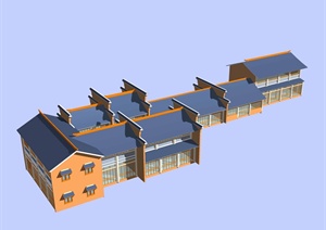 现代住宅建筑设计3DMAX模型