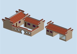 某中式建筑设计3DMAX模型