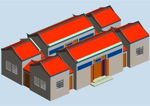 某个中式传统建筑设计3DMAX模型