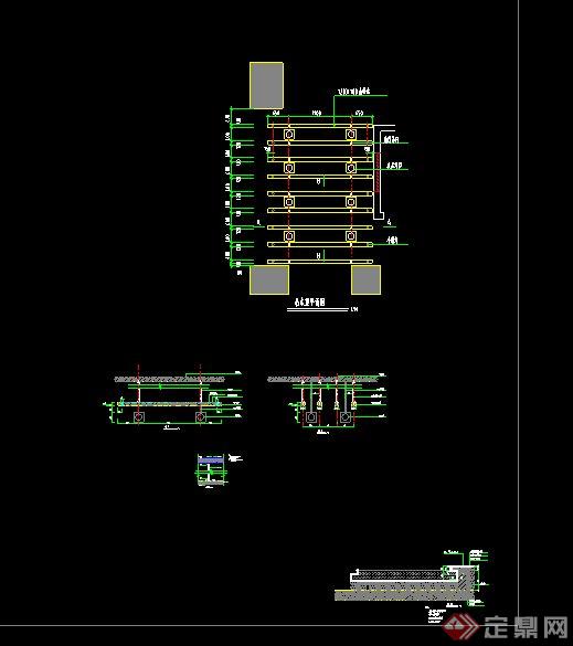 木吊架结构大样设计施工图CAD格式 (2)