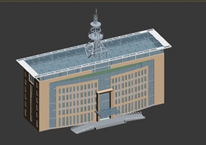 某豪华酒店建筑设计3DMAX模型