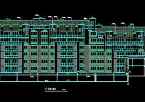 某现代10层住宅小区住宅建筑施工图带地下车库CAD格式