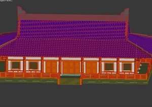 某古典中式皇宫建筑设计3DMAX模型