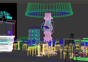 某简欧风格餐厅设计3DMAX模型