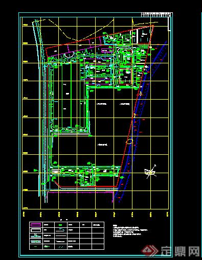 某工业厂区建筑规划CAD图纸