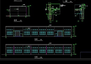 某工农业类工厂厂房仓库建筑设计CAD施工图