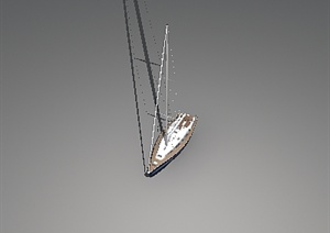某帆船设计3DMAX模型