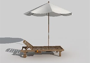 配景素材3DMAX模型c阳伞