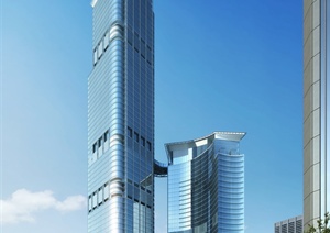 某超高层商业建筑楼设计3DMAX模型素材